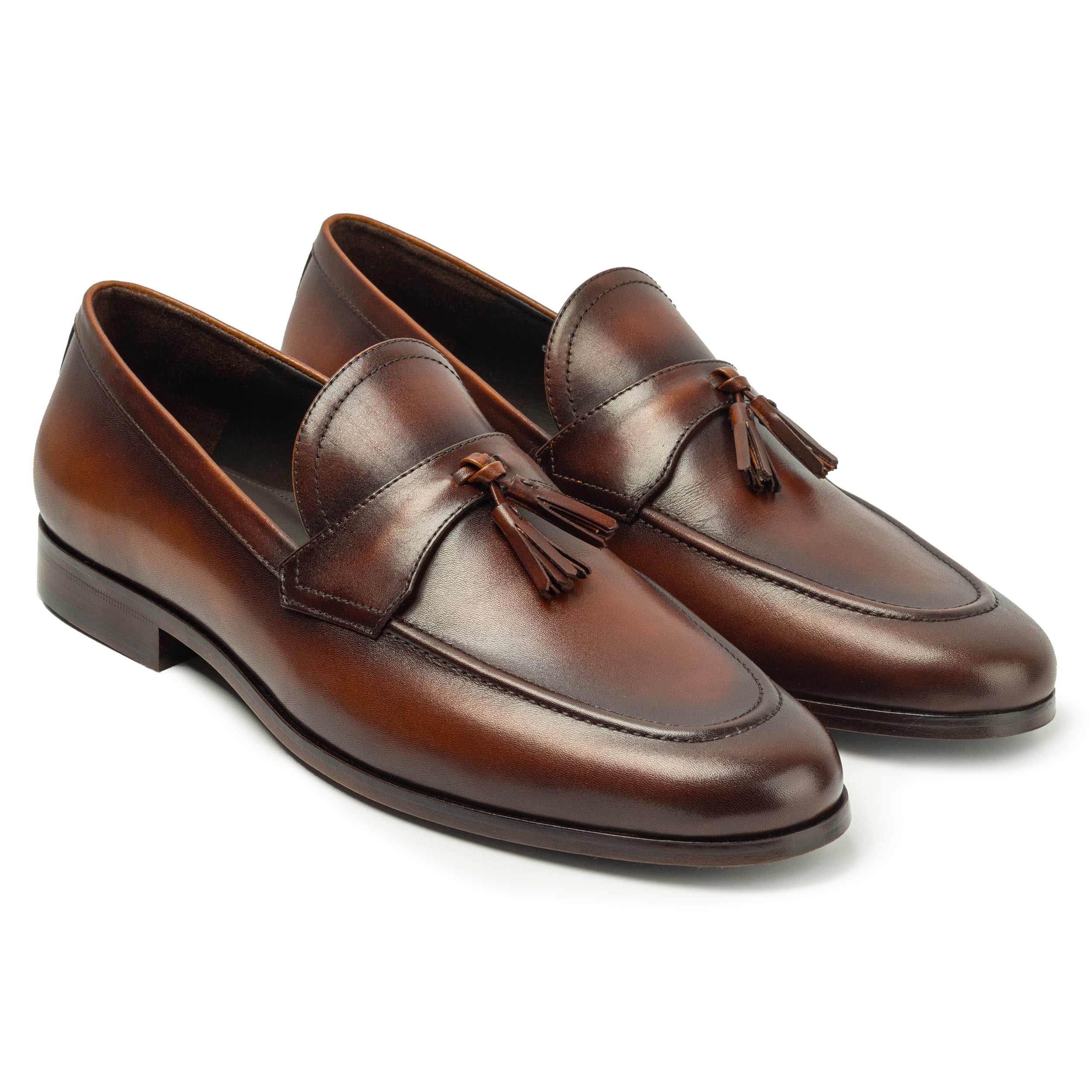 Tassel Slip on Brown for Men - JP Pierre Brandy / 8 / E222831 Tassel Slip on Brown for Men - JP Pierre Brandy / 8 / E222831