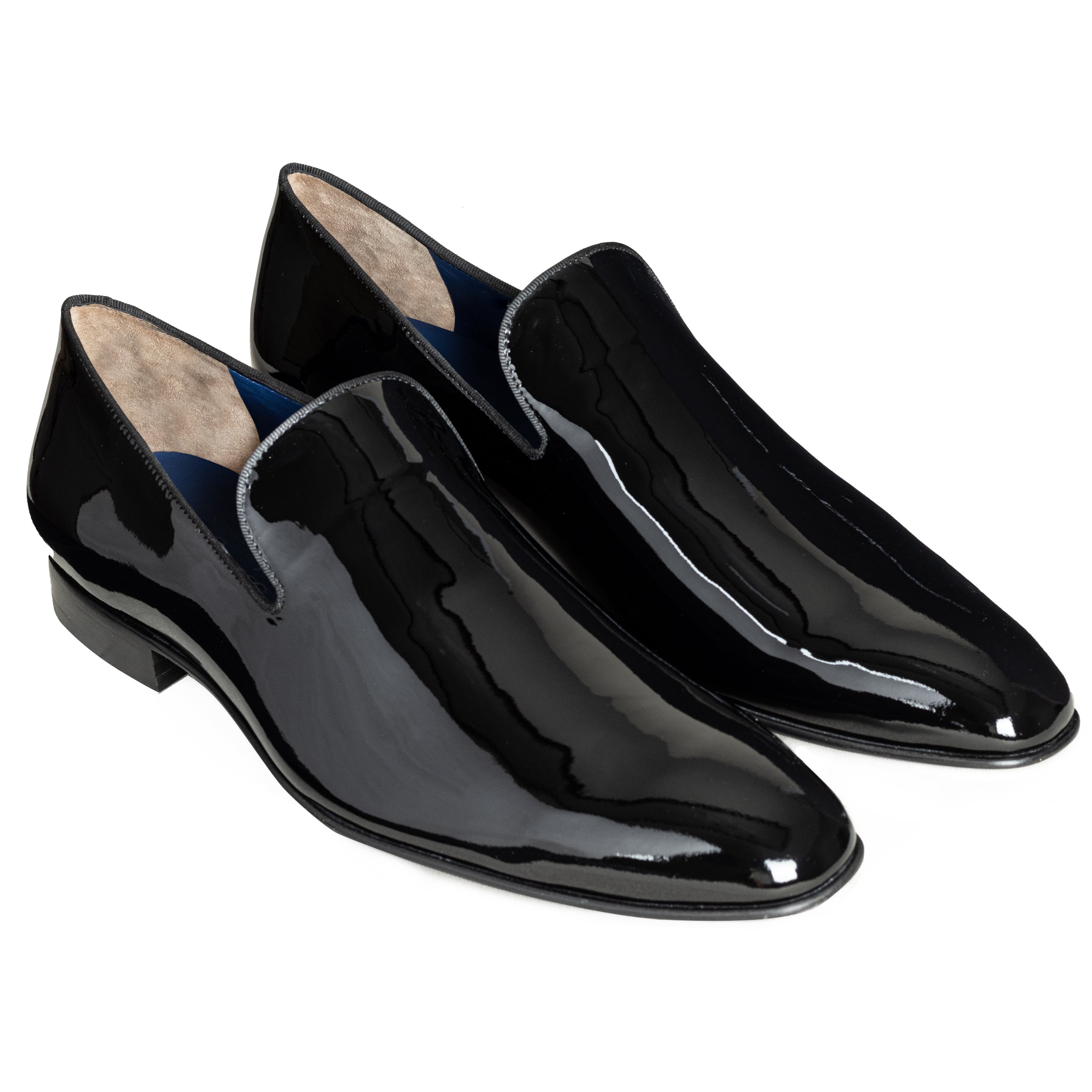 Sleek Tuxedo Patent Loafers - JP Pierre Sleek Tuxedo Patent Loafers - JP Pierre