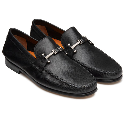 Buckle Moccasin Black