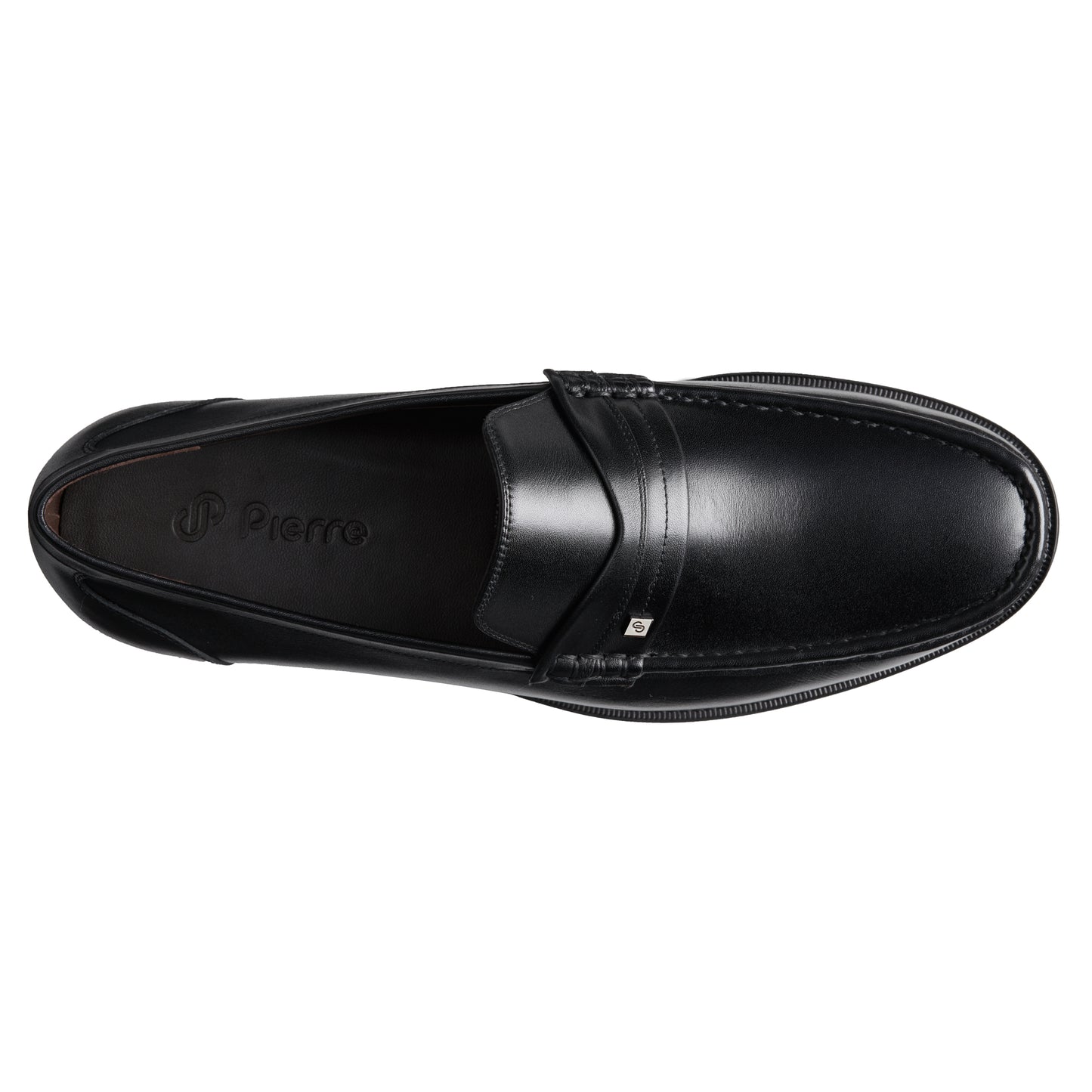 mens-loafers-leather-calfskin-inner-cushioning-ultralight-black