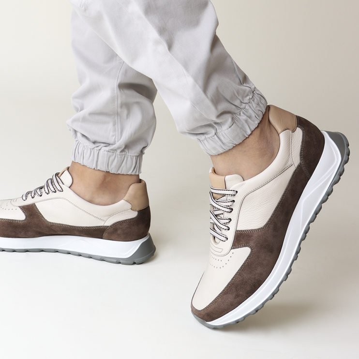 Zapatillas casuales de ante para hombre