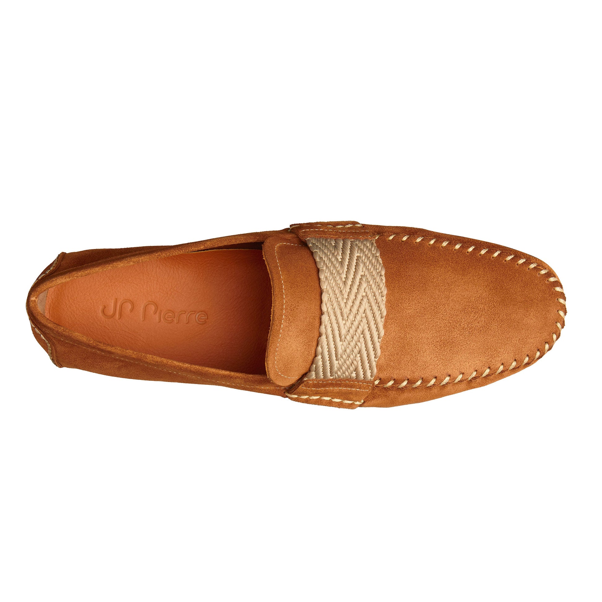 CAMEL WOVEN MOCCASIN