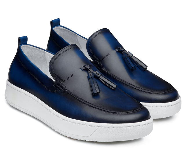 blue Slip on sneakers