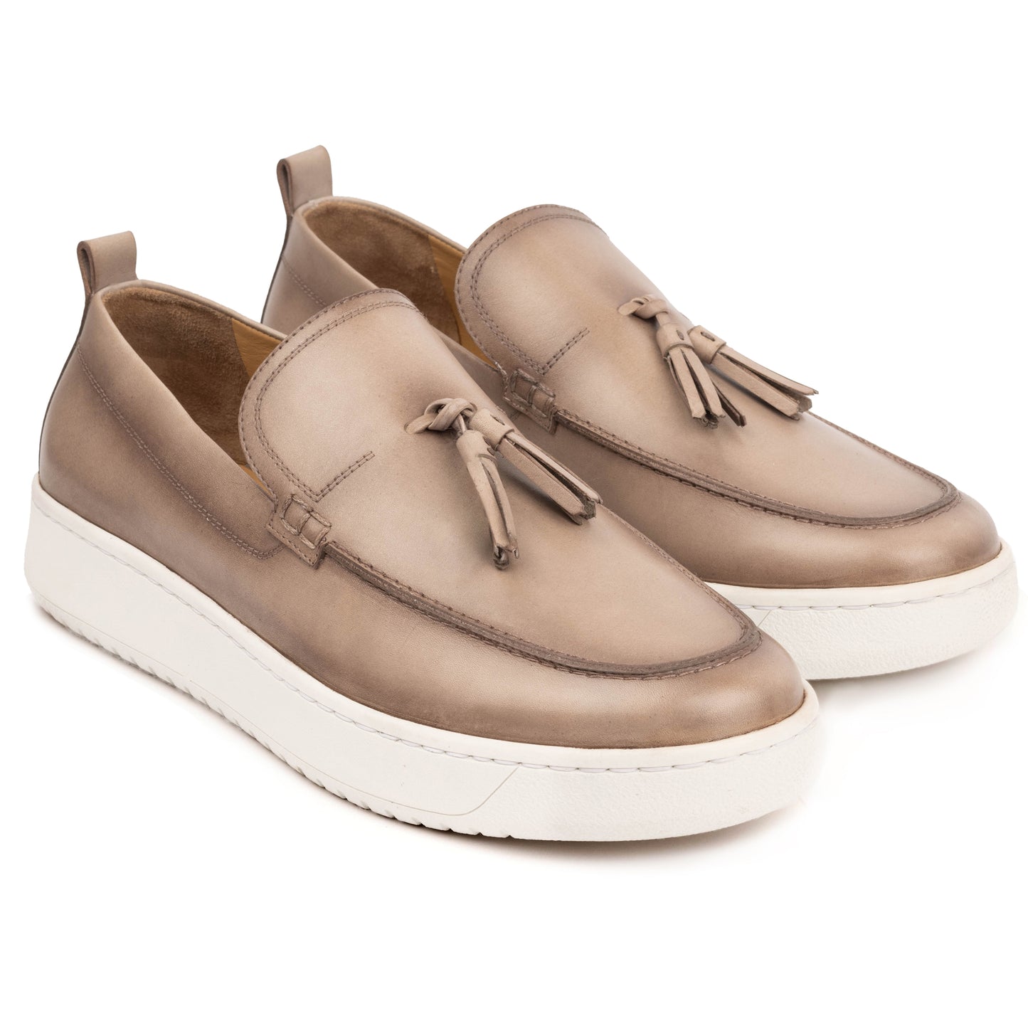 nude Slip on sneakers