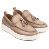 nude Slip on sneakers