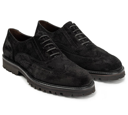 Suede oxford