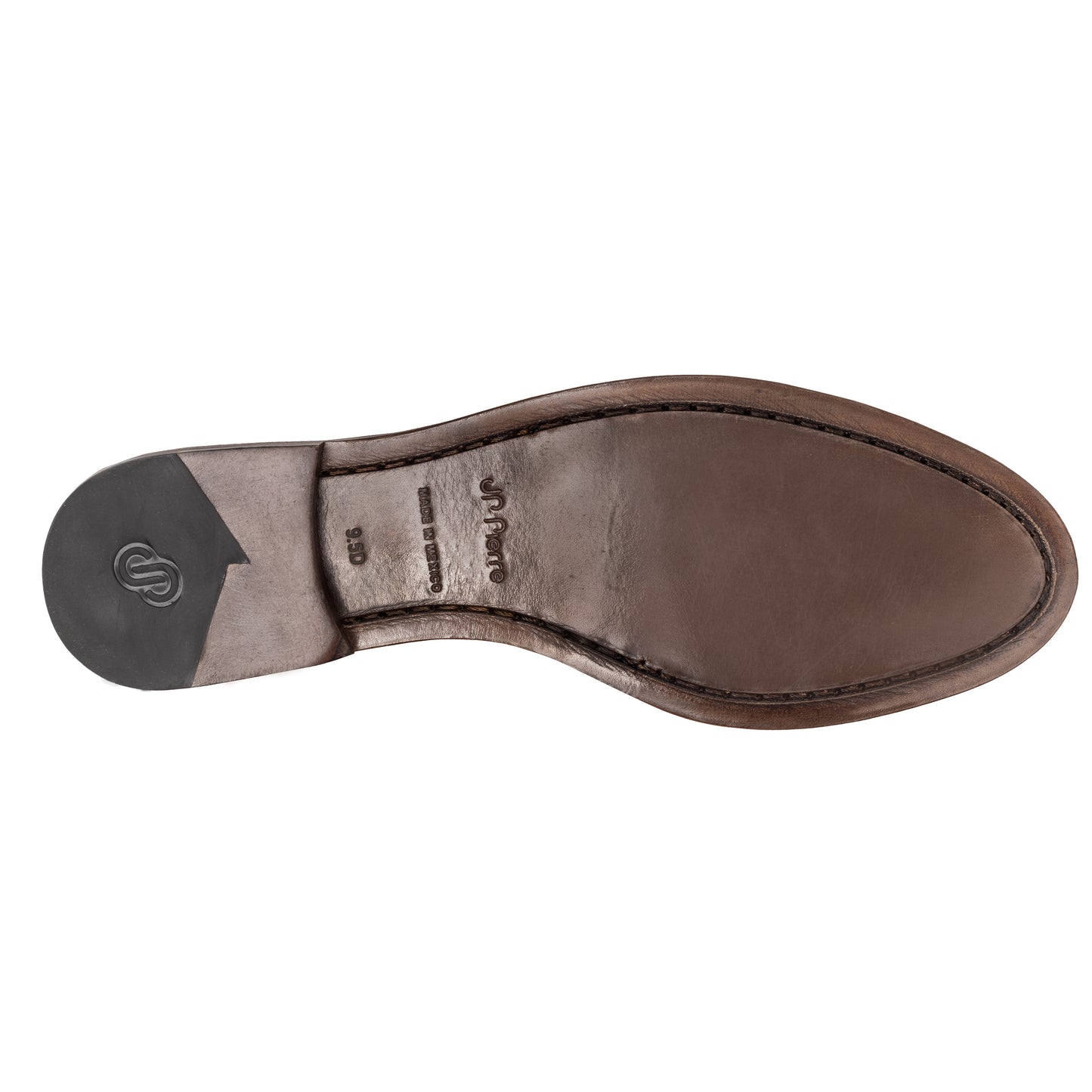 Buckle suede slip on