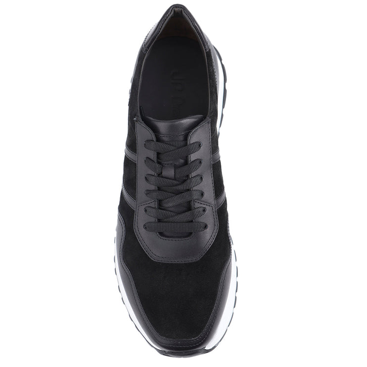 Men´s black suede casual sneakers