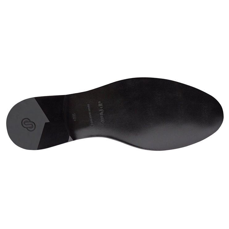 Mocasín de esmoquin de terciopelo negro para hombre