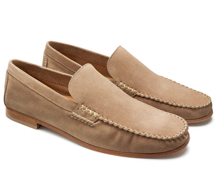 Men´s tan suede casual  moccasins