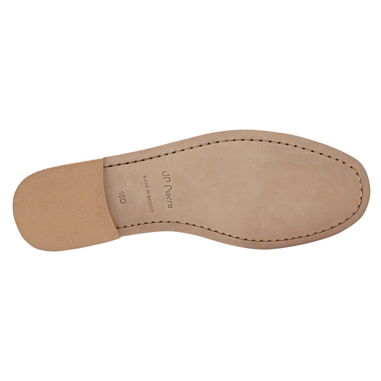Mocasines casuales de piel color canela para hombre