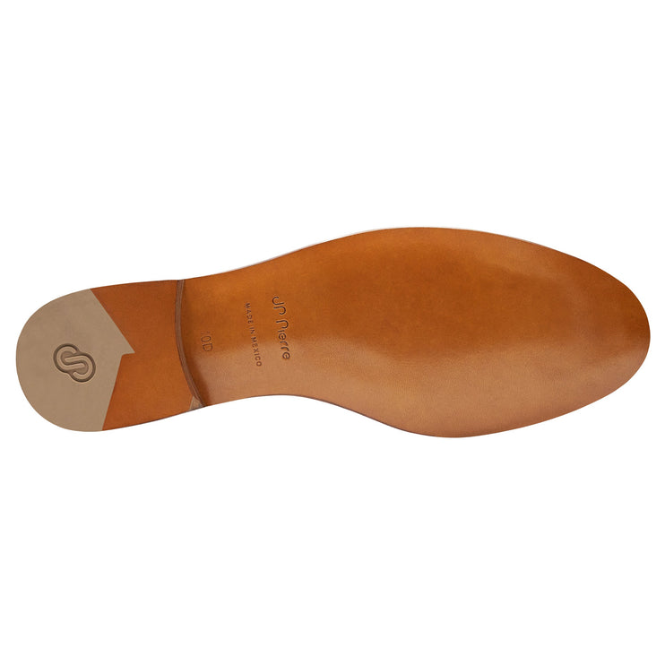 Mocasines de piel color brandy para hombre