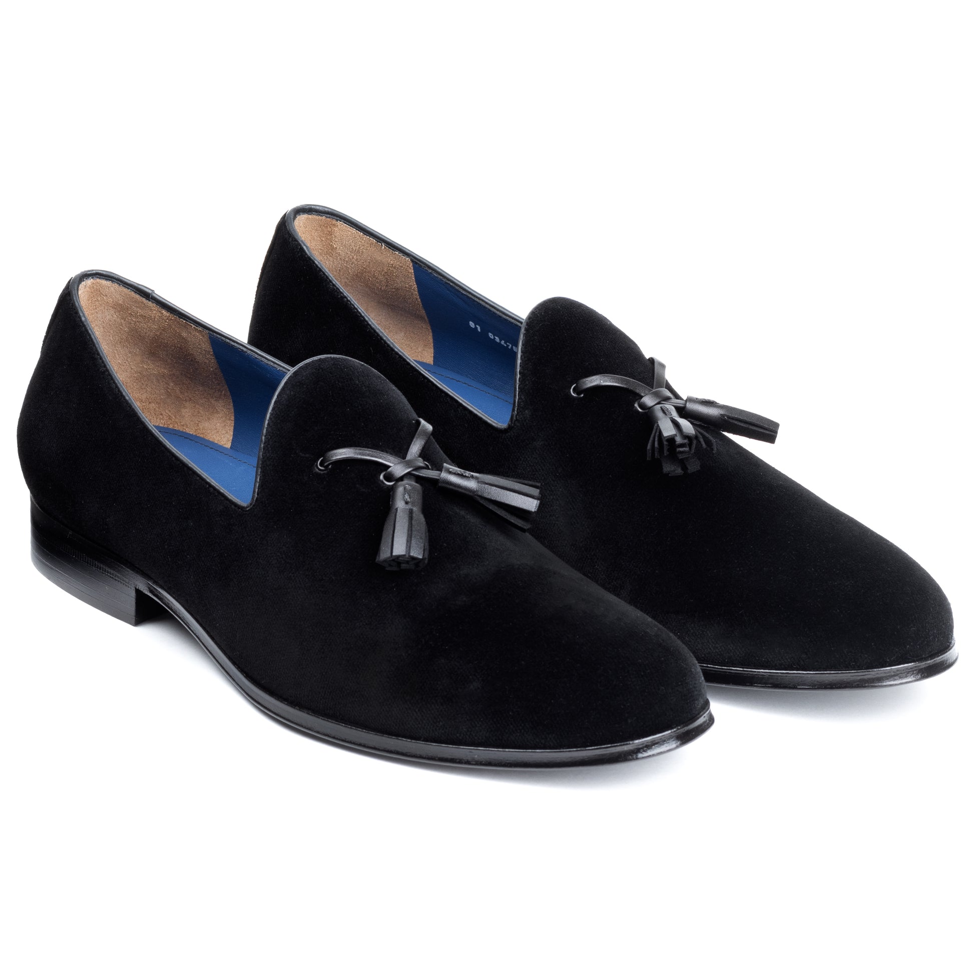 Mocasin Black Velvet Tuxedo - JP Pierre Mocasin Black Velvet Tuxedo - JP Pierre