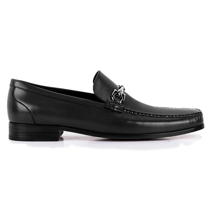 Classic stitched moccasins with buckle for men