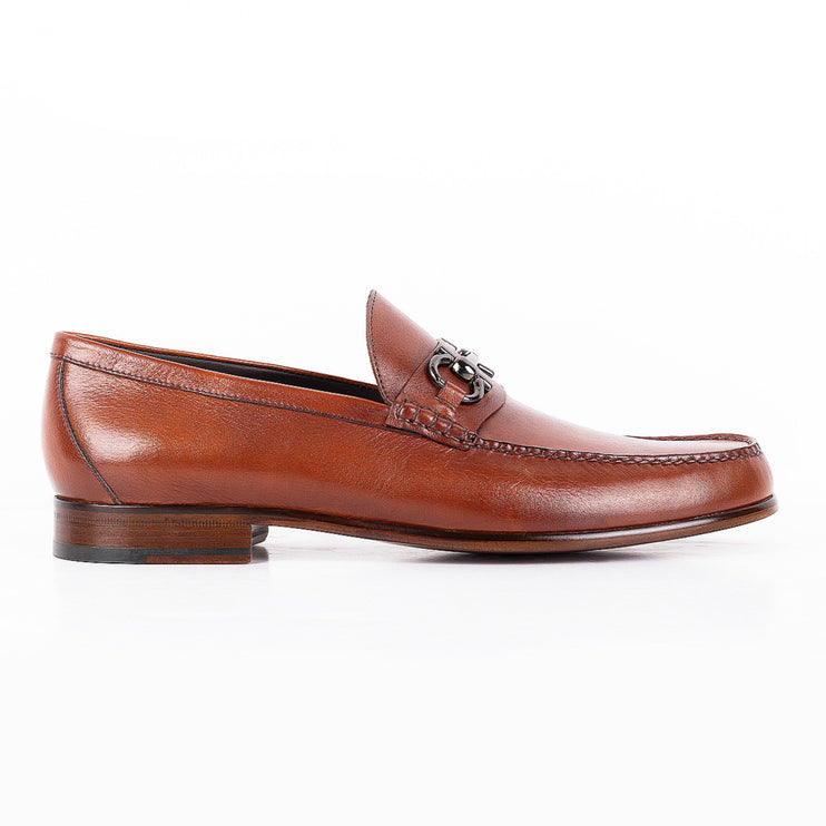 Classic Stitched Moccasins with Buckle for Men