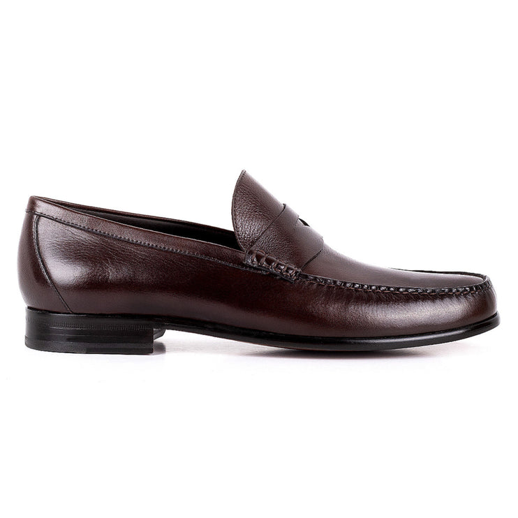 Stitched penny moccasins for men