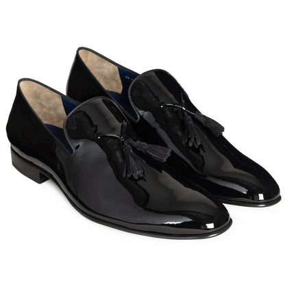 Elegant Black Tuxedo Loafers - JP Pierre Black / 8 / E212365 Elegant Black Tuxedo Loafers - JP Pierre Black / 8 / E212365