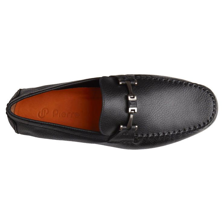 Buckle Moccasin Black