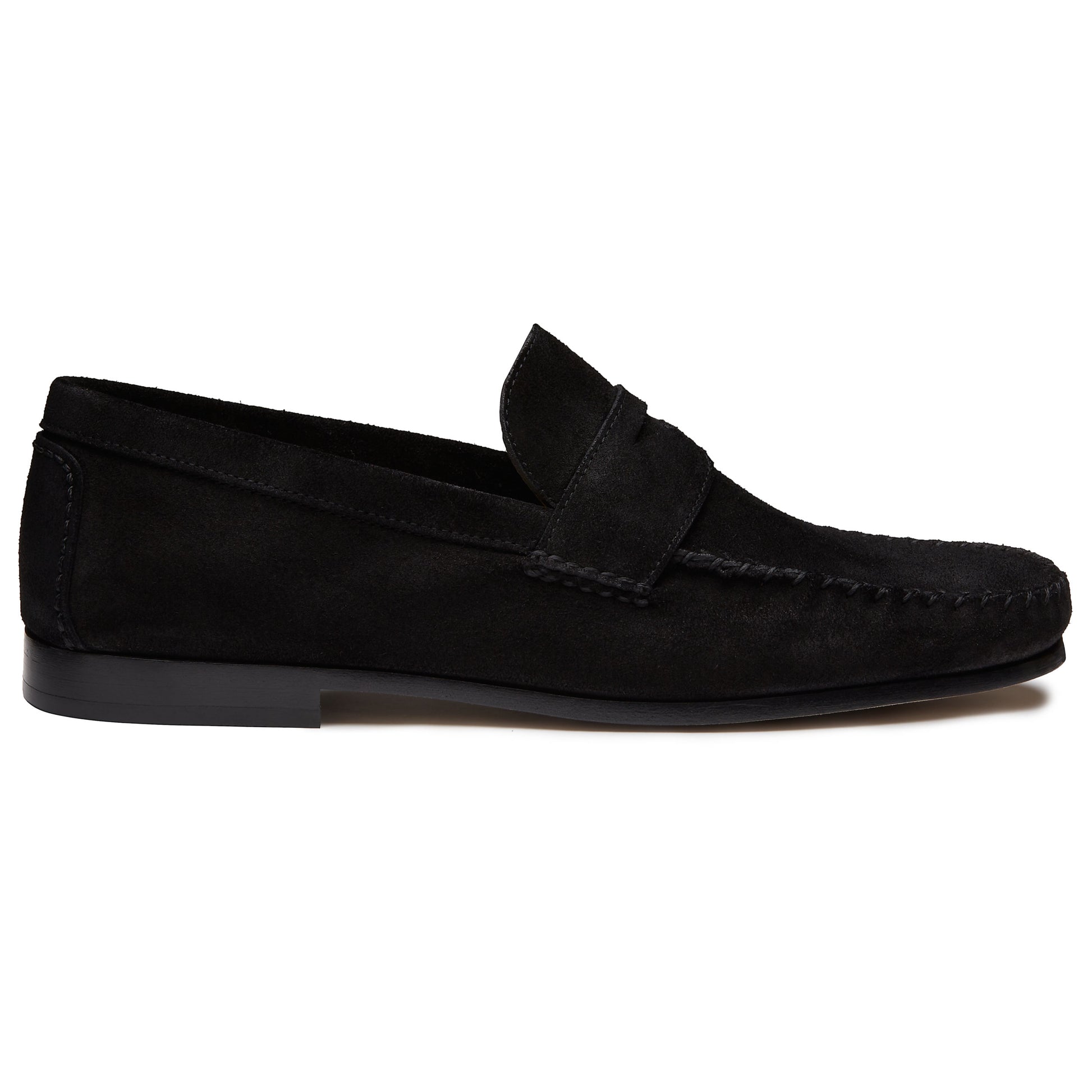 Black Suede Moccasin