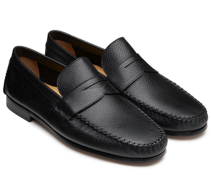 Black Calf Moccasin