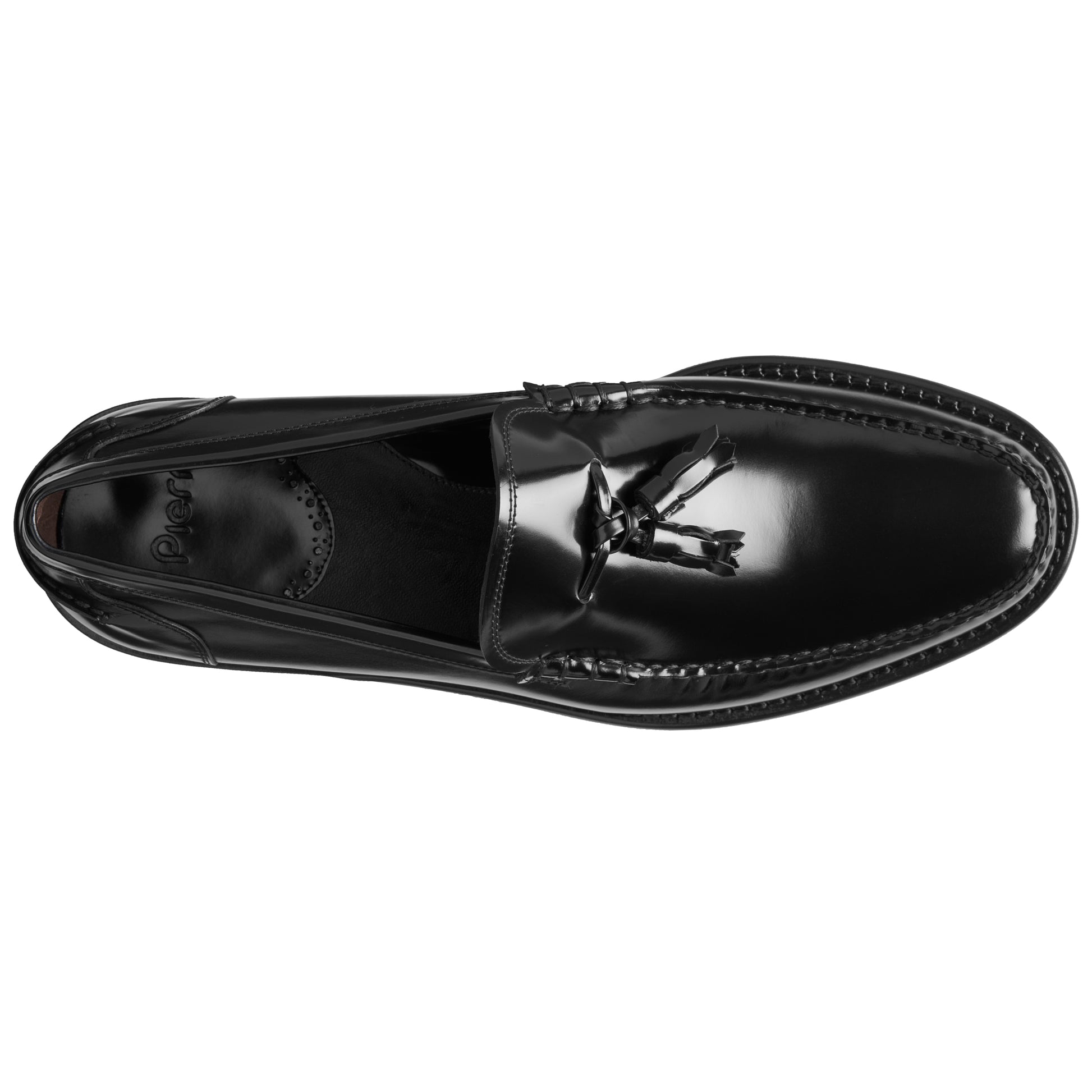 Black Tassel Mens Loafers