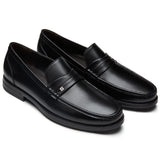 mens-loafers-leather-calfskin-inner-cushioning-ultralight-black
