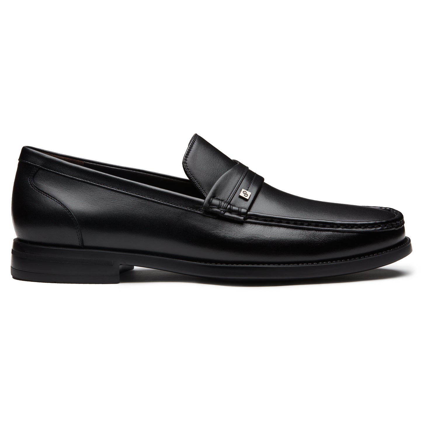 mens-loafers-leather-calfskin-inner-cushioning-ultralight-black