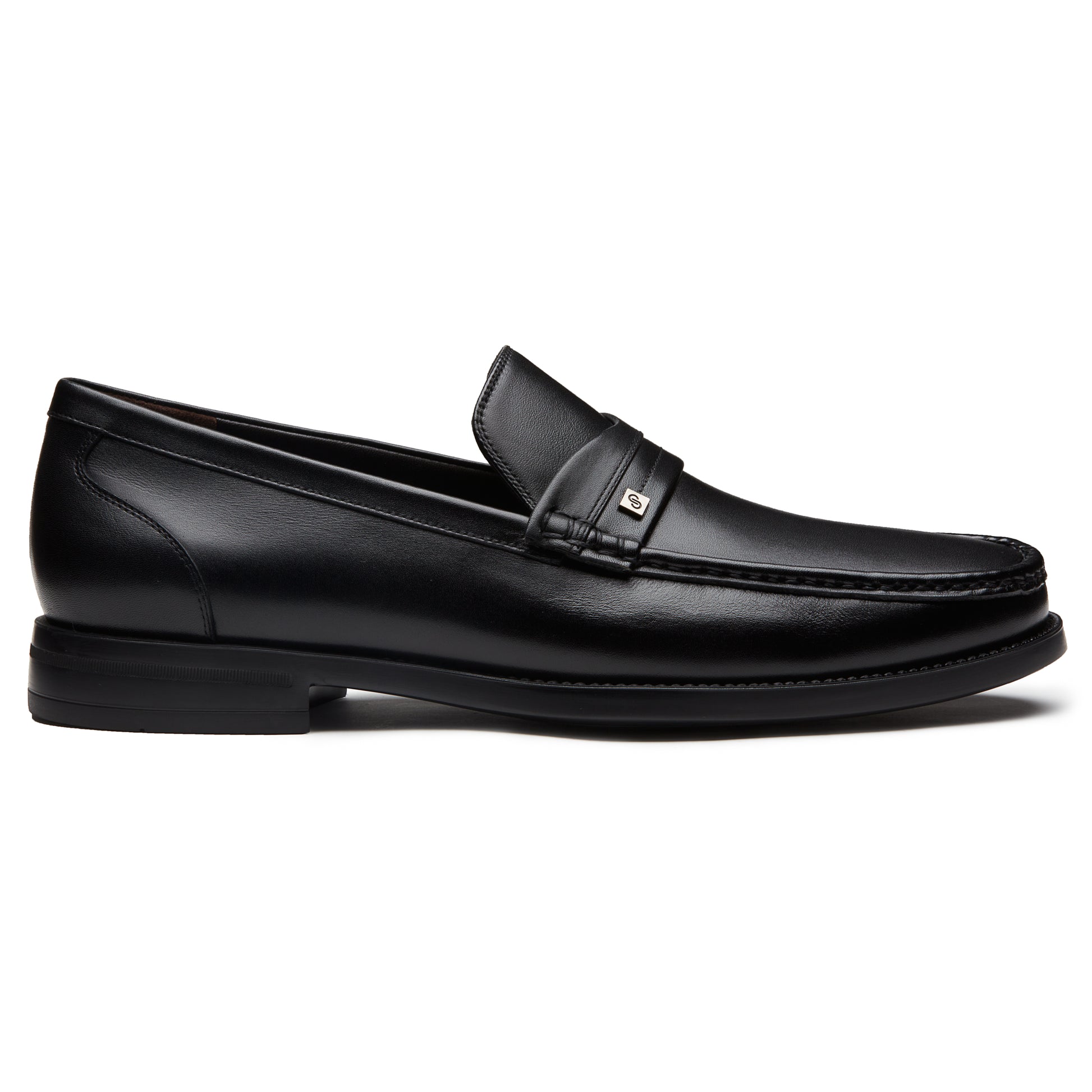 mens-loafers-leather-calfskin-inner-cushioning-ultralight-black