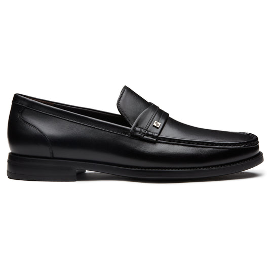 mens-loafers-leather-calfskin-inner-cushioning-ultralight-black
