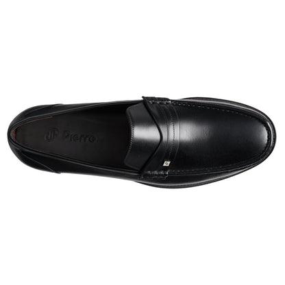mens-loafers-leather-calfskin-inner-cushioning-ultralight-black