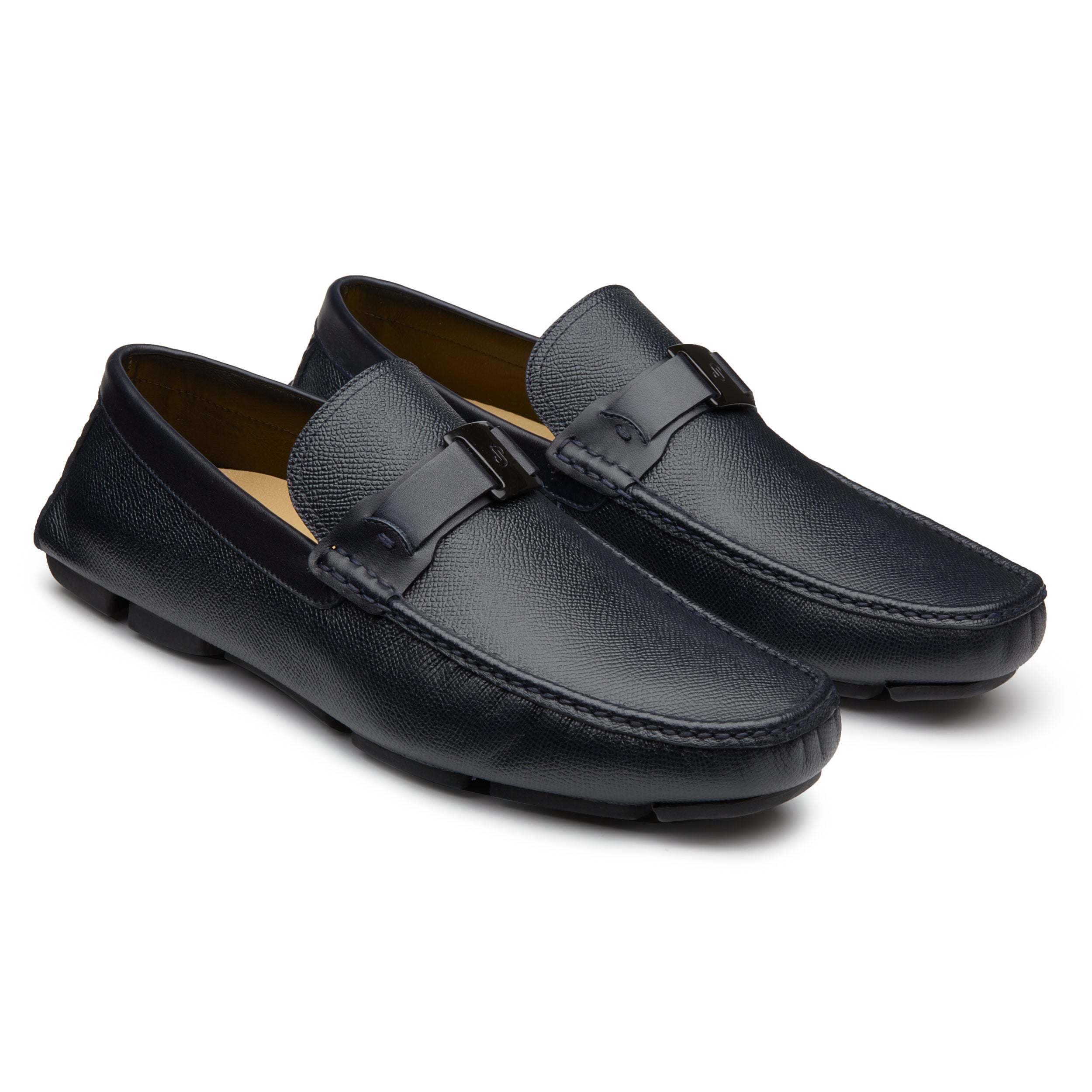 Loafers Black Driver Mens Shoe - JP Pierre Black / 11 / E212398 Loafers Black Driver Mens Shoe - JP Pierre Black / 11 / E212398