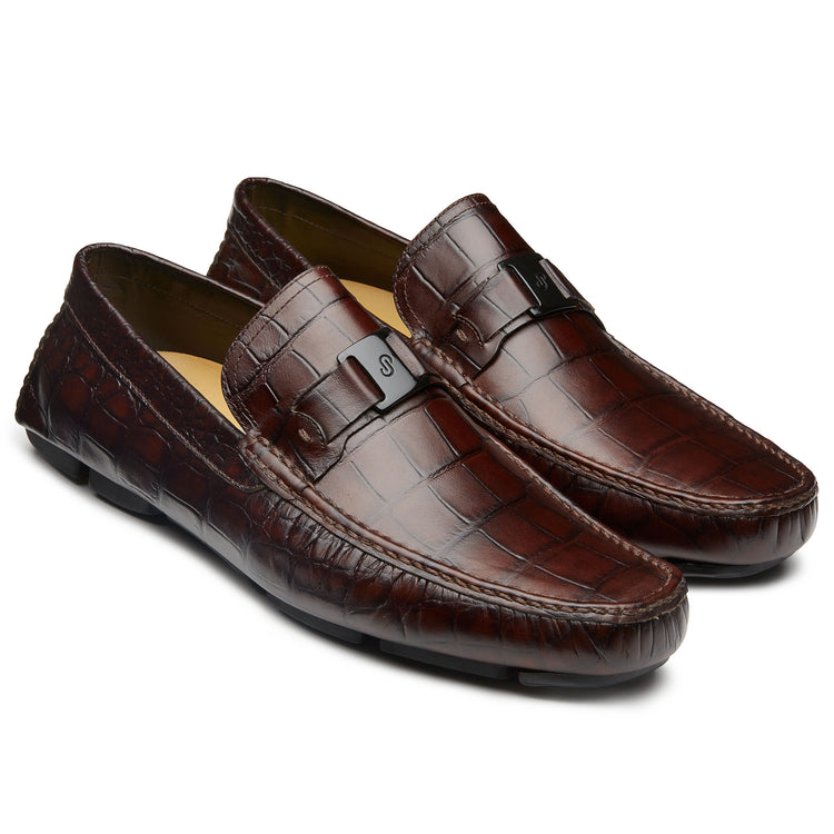 Loafer driving brown